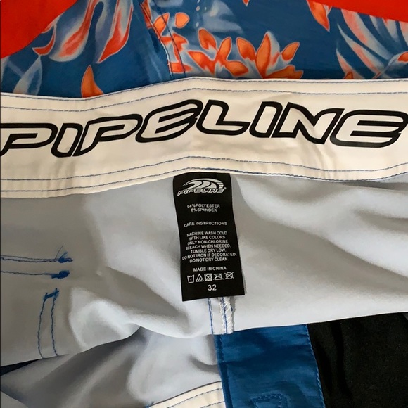 NWT Pipeline multi colored board shorts size 32 - Picture 6 of 7